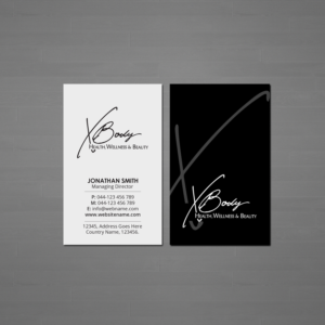 Business Card Design by Creations Box 2015 for X Body Health & Wellness | Design: #21027215