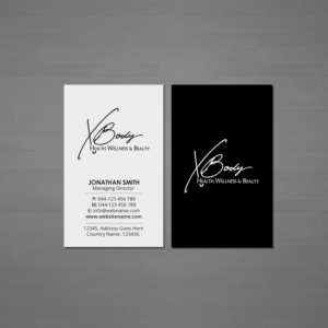Business Card Design by Creations Box 2015 for X Body Health & Wellness | Design: #21027216