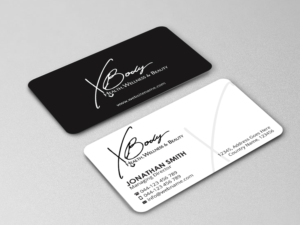 Design de Carte de Visite par Creations Box 2015 pour X Body Health & Wellness | Design : #21027226