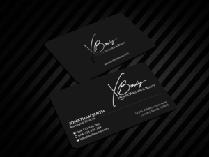 Design de Carte de Visite par Creations Box 2015 pour X Body Health & Wellness | Design : #21027228