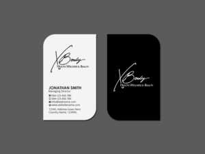 Design de Carte de Visite par Creations Box 2015 pour X Body Health & Wellness | Design : #21027237