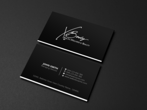Design de Carte de Visite par Creations Box 2015 pour X Body Health & Wellness | Design : #21027238