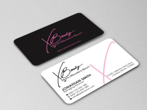 Design de Carte de Visite par Creations Box 2015 pour X Body Health & Wellness | Design : #21038204
