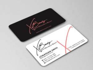 Design de Carte de Visite par Creations Box 2015 pour X Body Health & Wellness | Design : #21038205