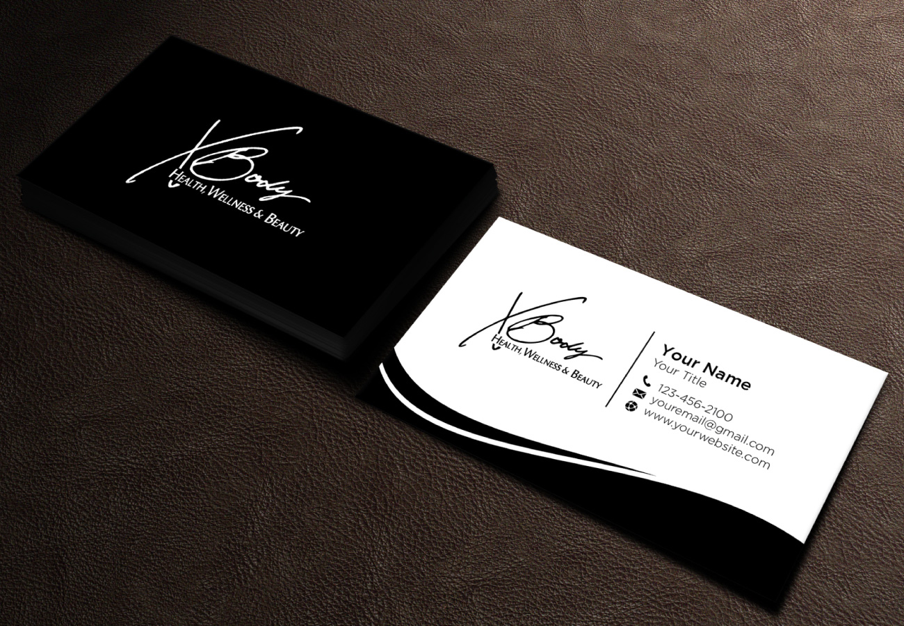 Diseño de Tarjeta de Presentación por LAXMI DESIGNHUB para X Body Health & Wellness | Diseño #21038649