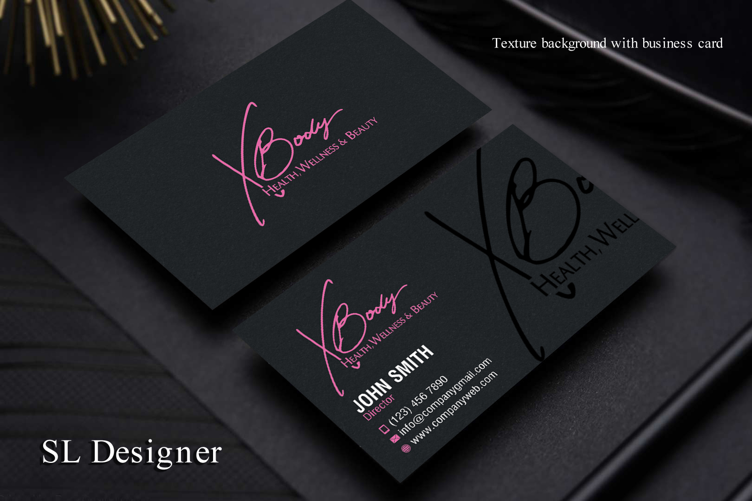 Diseño de Tarjeta de Presentación por SL Designer para X Body Health & Wellness | Diseño #21038809