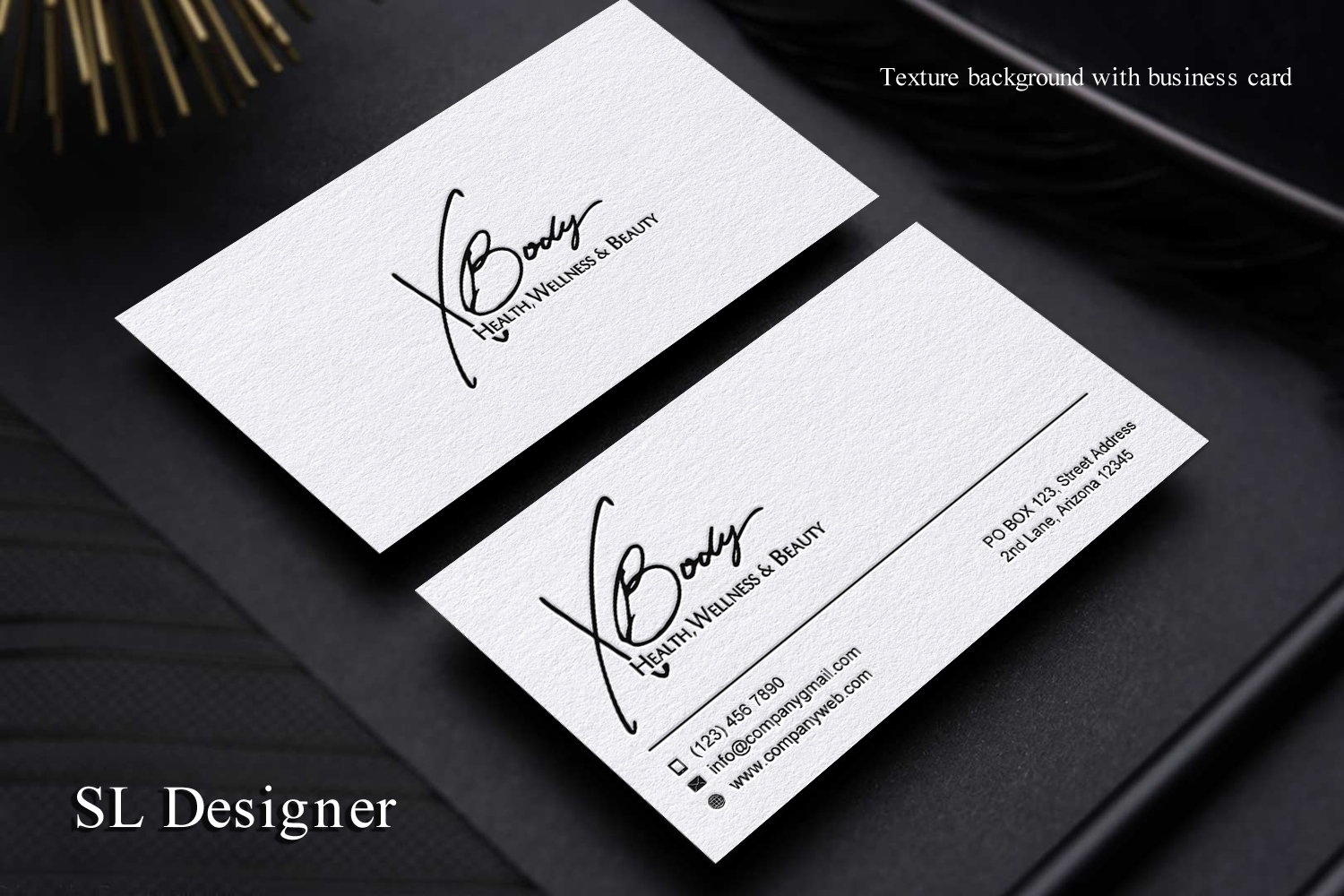 Business Card Design by SL Designer for X Body Health & Wellness | Design #21038810