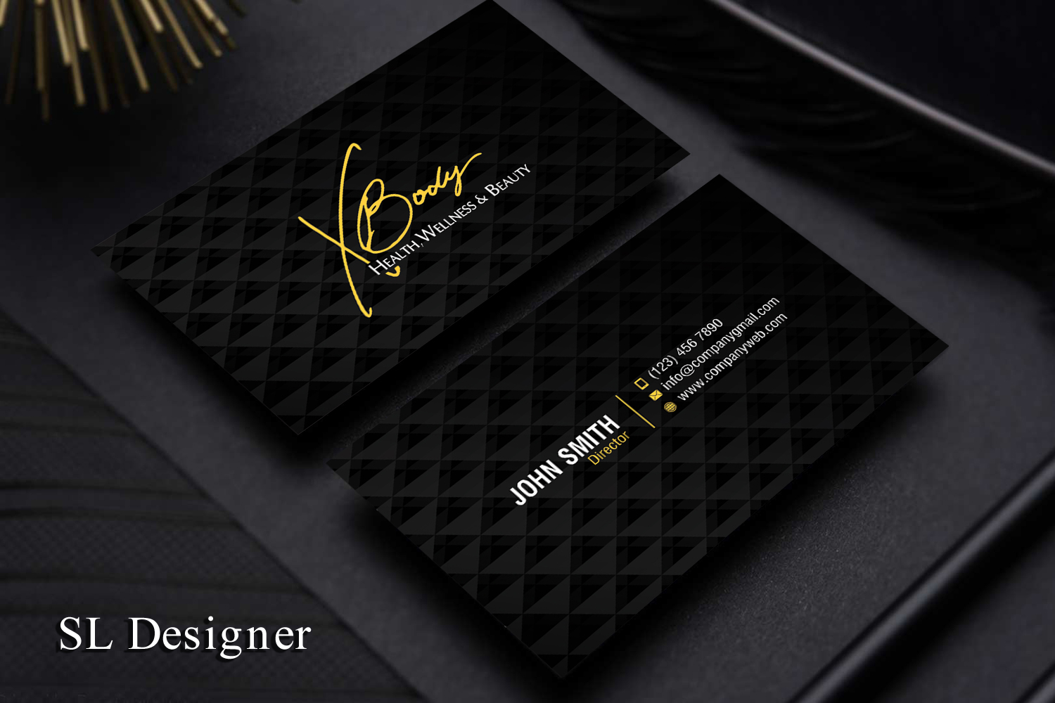 Diseño de Tarjeta de Presentación por SL Designer para X Body Health & Wellness | Diseño #21038811