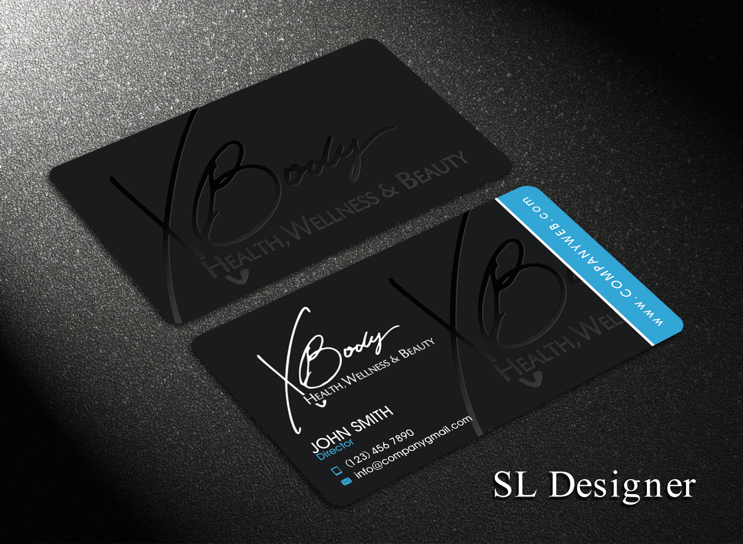 Business Card Design by SL Designer for X Body Health & Wellness | Design #21038814