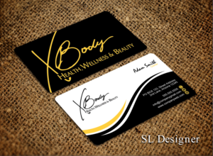 Design de Carte de Visite par SL Designer pour X Body Health & Wellness | Design : #21038819