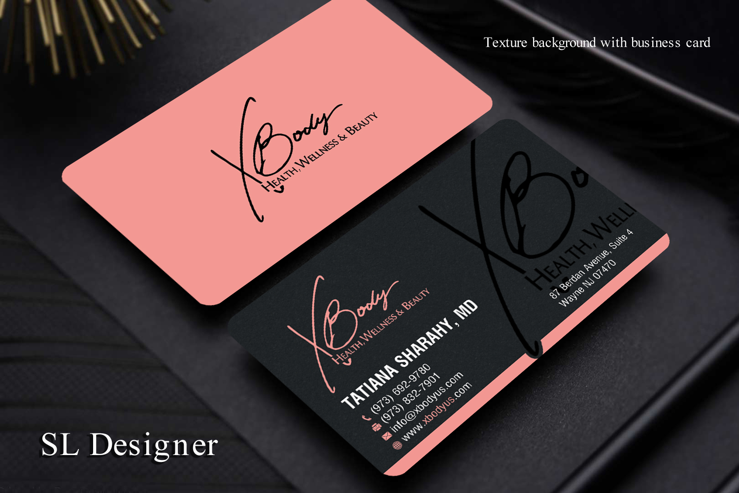 Business Card Design by SL Designer for X Body Health & Wellness | Design #21074274