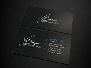 Design de Carte de Visite par Tripti Ranjan Gain pour X Body Health & Wellness | Design : #21019305