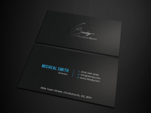 Design de Carte de Visite par Tripti Ranjan Gain pour X Body Health & Wellness | Design : #21019316
