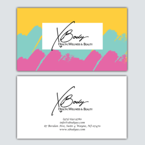 Business Card Design by designsbycrizel for X Body Health & Wellness | Design: #21033513