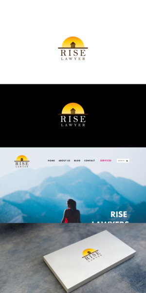 Logo Design by KreatifNusantara for Rise Lawyers | Design: #21023005