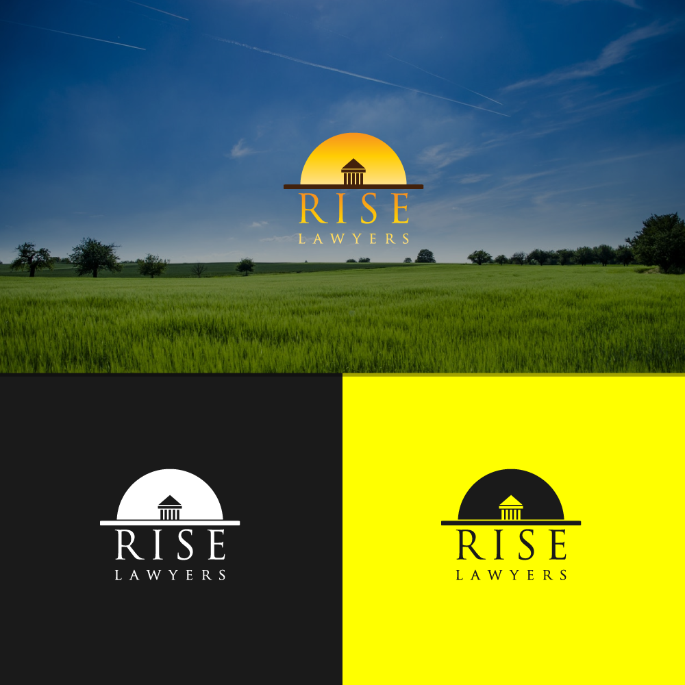 Design de Logo par KreatifNusantara pour Rise Lawyers | Design #21028648