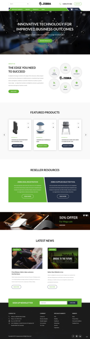 Web Design by pb for Sektor | Design: #21023722