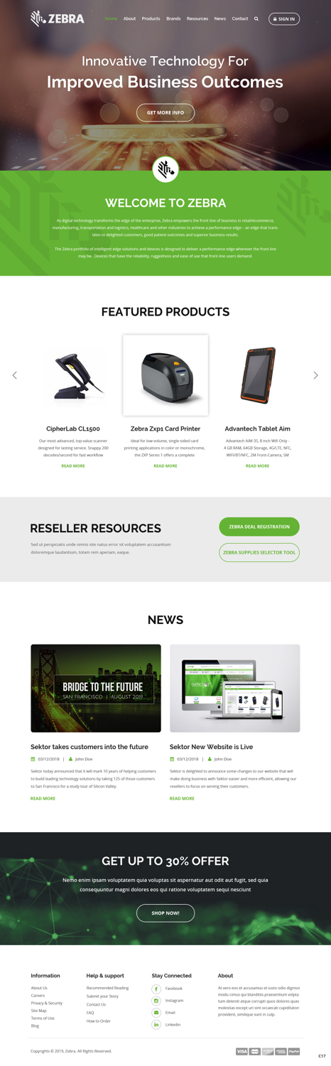 Web Design by pb for Sektor | Design: #21023724
