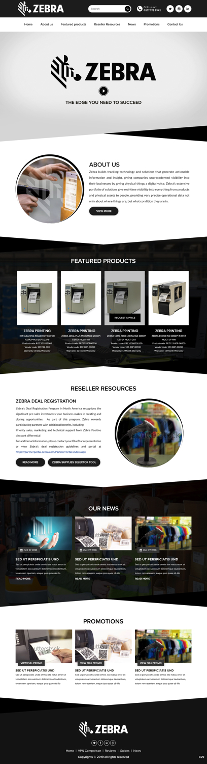 Web Design by pb for Sektor | Design #21023728