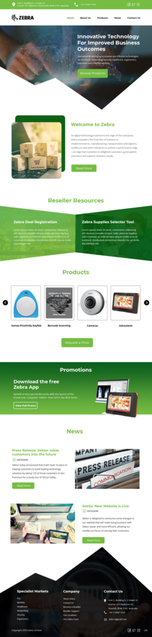 Web Design by pb for Sektor | Design: #21023729