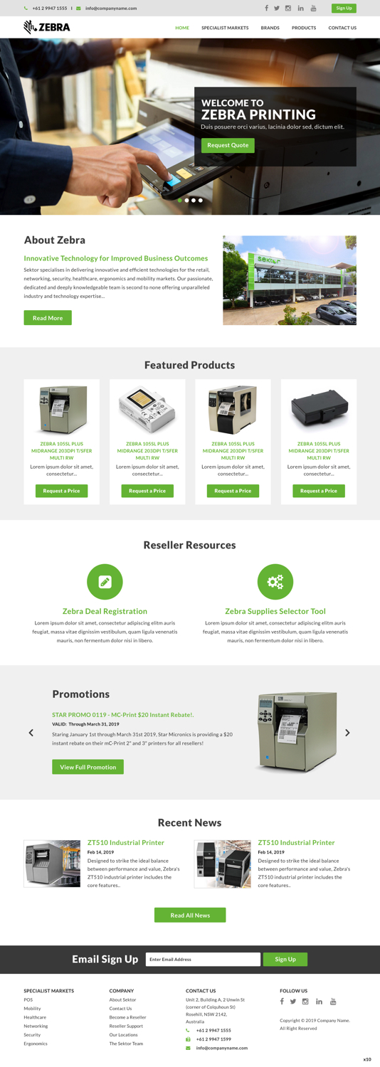 Web Design by pb for Sektor | Design #21023735