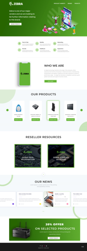 Web Design by pb for Sektor | Design: #21023737