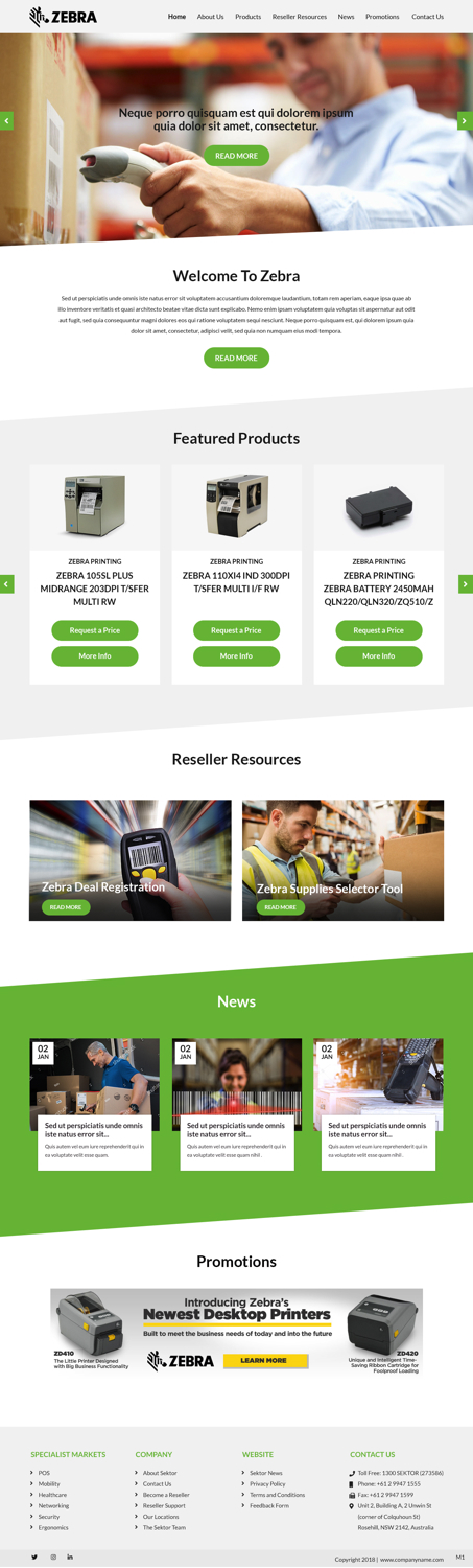 Web Design by pb for Sektor | Design #21023738