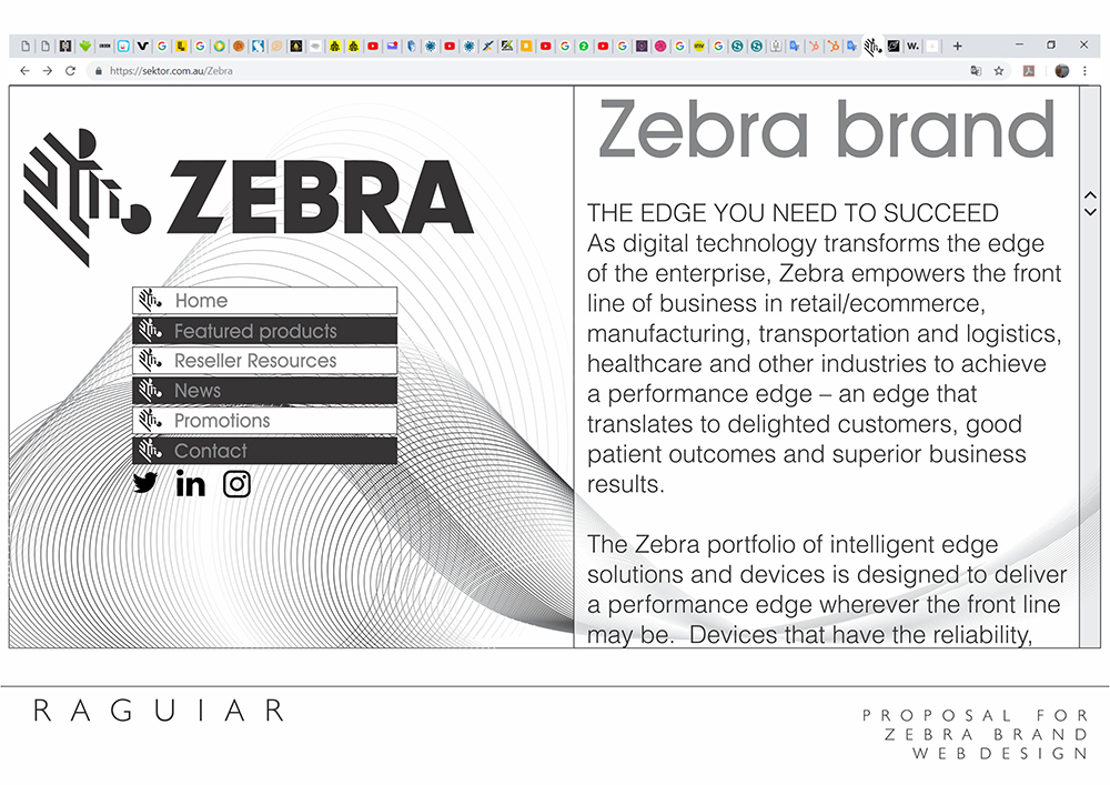 Web Design by RAguiar for Sektor | Design #21061474