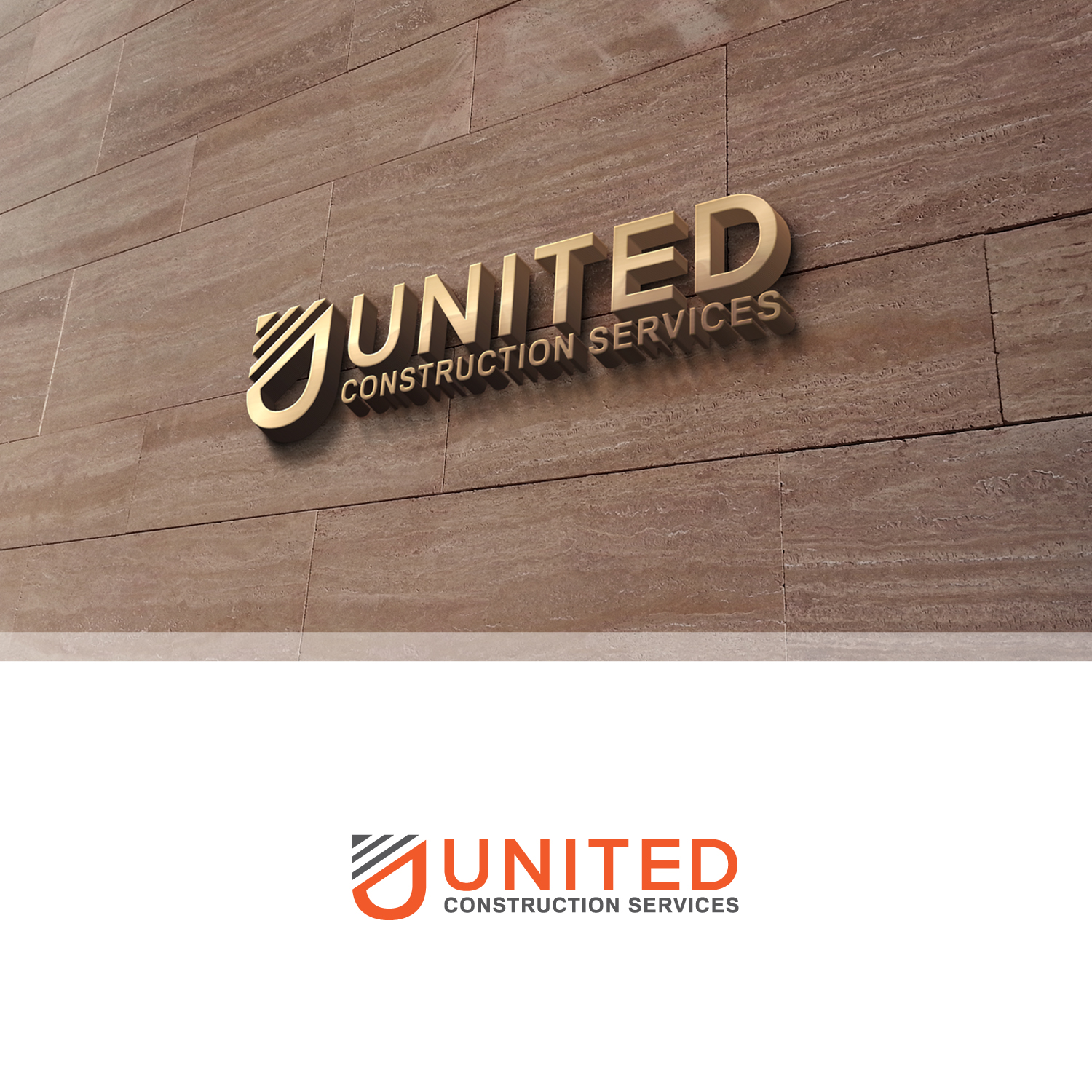 Logo Design by Go4Logo for United Construction Services  | Design #21022061