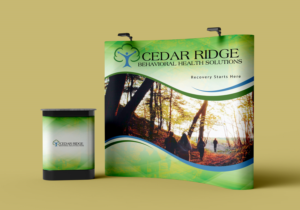 Behavioral Health Booth Backdrop Design 