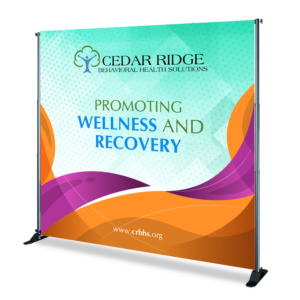 Behavioral Health Booth Backdrop Design  | Trade Show Booth Design by ecorokerz