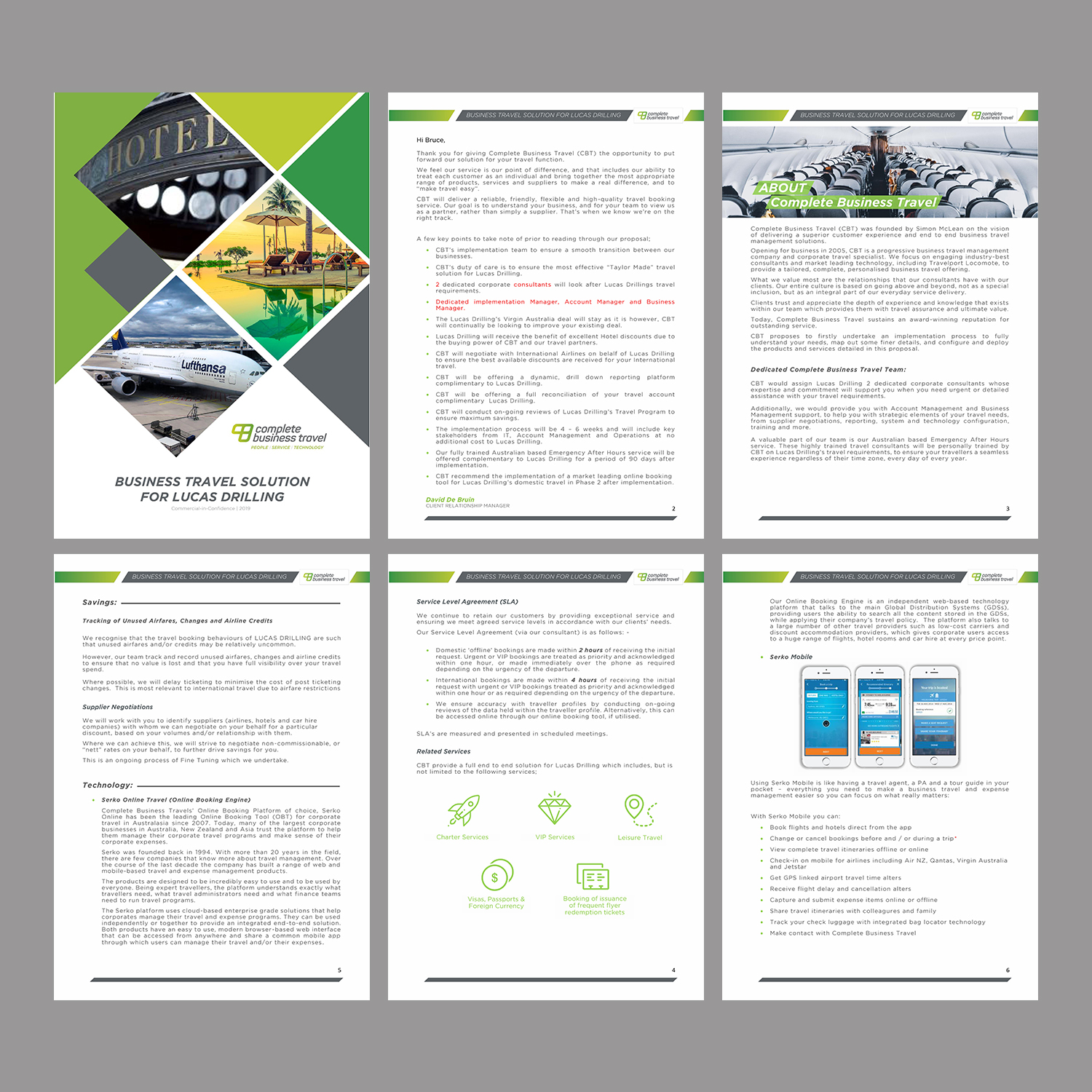 Word Template Design by JanuXart for Complete business travel  | Design #21015369