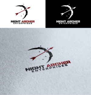Would like the logo to say "Night Archer" but will also want a version where the text is removed, so the text should not be integral to the design. Want the graphic to be able to stand on its own.  | Logo Design by AFD