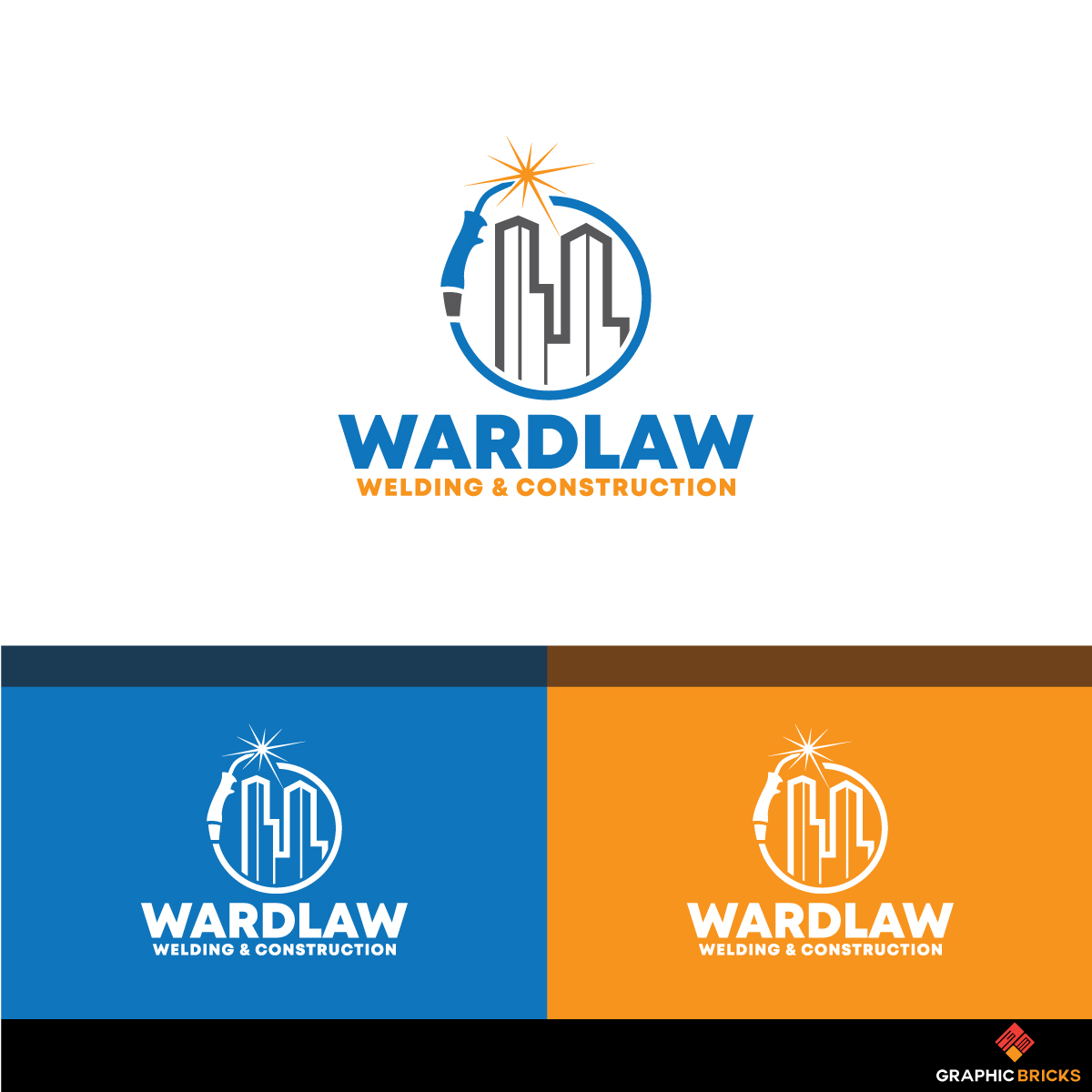 Logo Design by Graphic Bricks for Wardlaw Welding & Construction | Design #21018590
