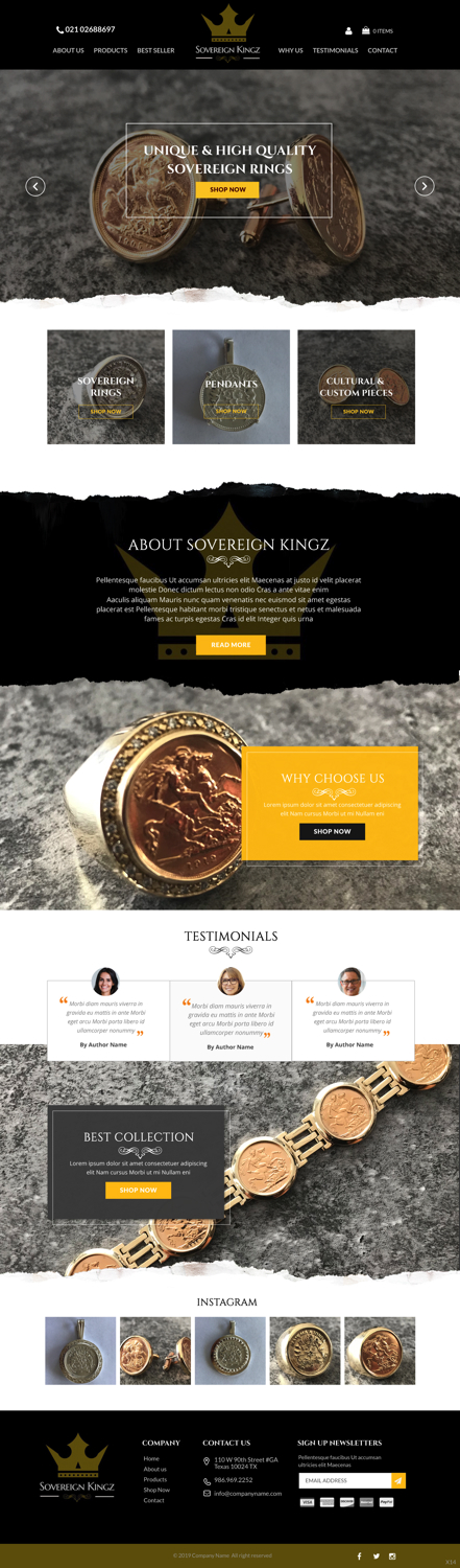 Web Design by pb for this project | Design #21038685