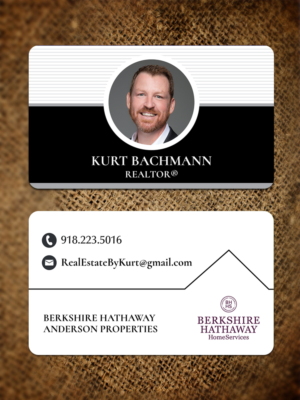 Business Card Design by JK18 for Berkshire Hathaway, Anderson Properties | Design: #21042526