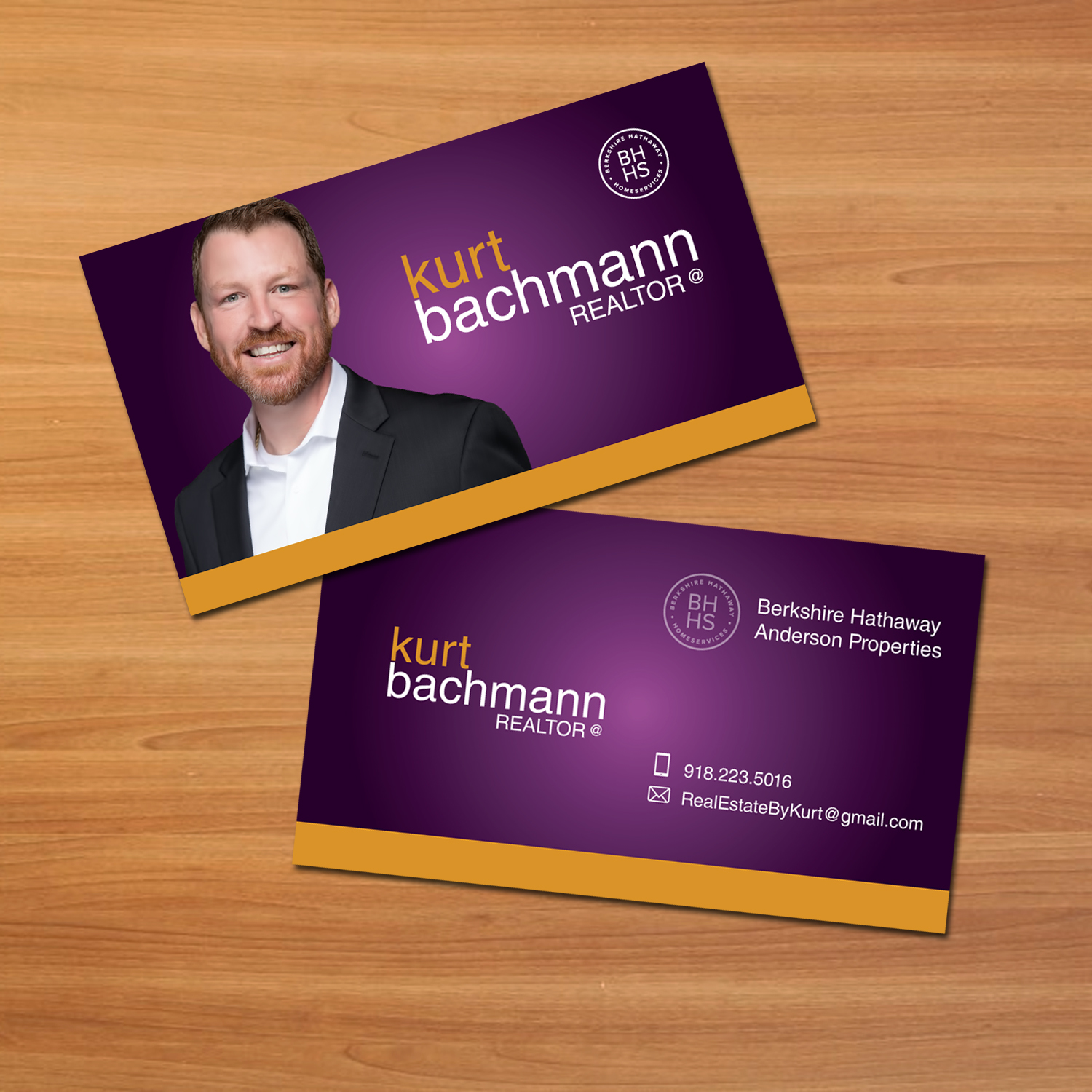 Visitenkarten-Design von Wally_F für Berkshire Hathaway, Anderson Properties | Design #21034513