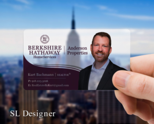 Visitenkarten-Design von SL Designer für Berkshire Hathaway, Anderson Properties | Design: #21027007