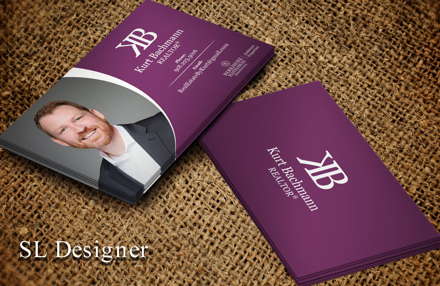 Business Card Design by SL Designer for Berkshire Hathaway, Anderson Properties | Design #21027103