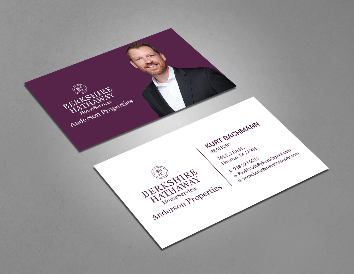 Visitenkarten-Design von Tripti Ranjan Gain für Berkshire Hathaway, Anderson Properties | Design #21027445