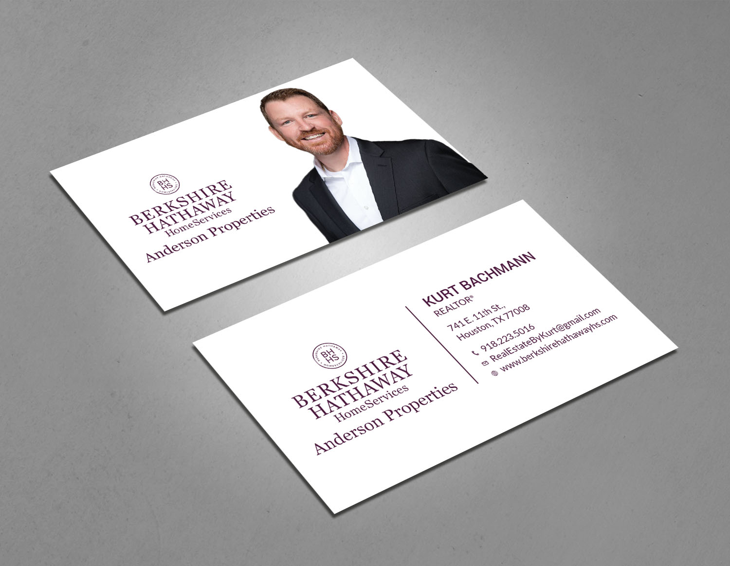 Visitenkarten-Design von Tripti Ranjan Gain für Berkshire Hathaway, Anderson Properties | Design #21027446