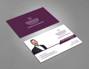 Visitenkarten-Design von Tripti Ranjan Gain für Berkshire Hathaway, Anderson Properties | Design: #21027452