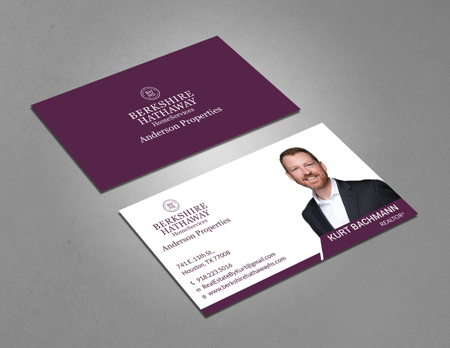 Design de Carte de Visite par Tripti Ranjan Gain pour Berkshire Hathaway, Anderson Properties | Design #21027457