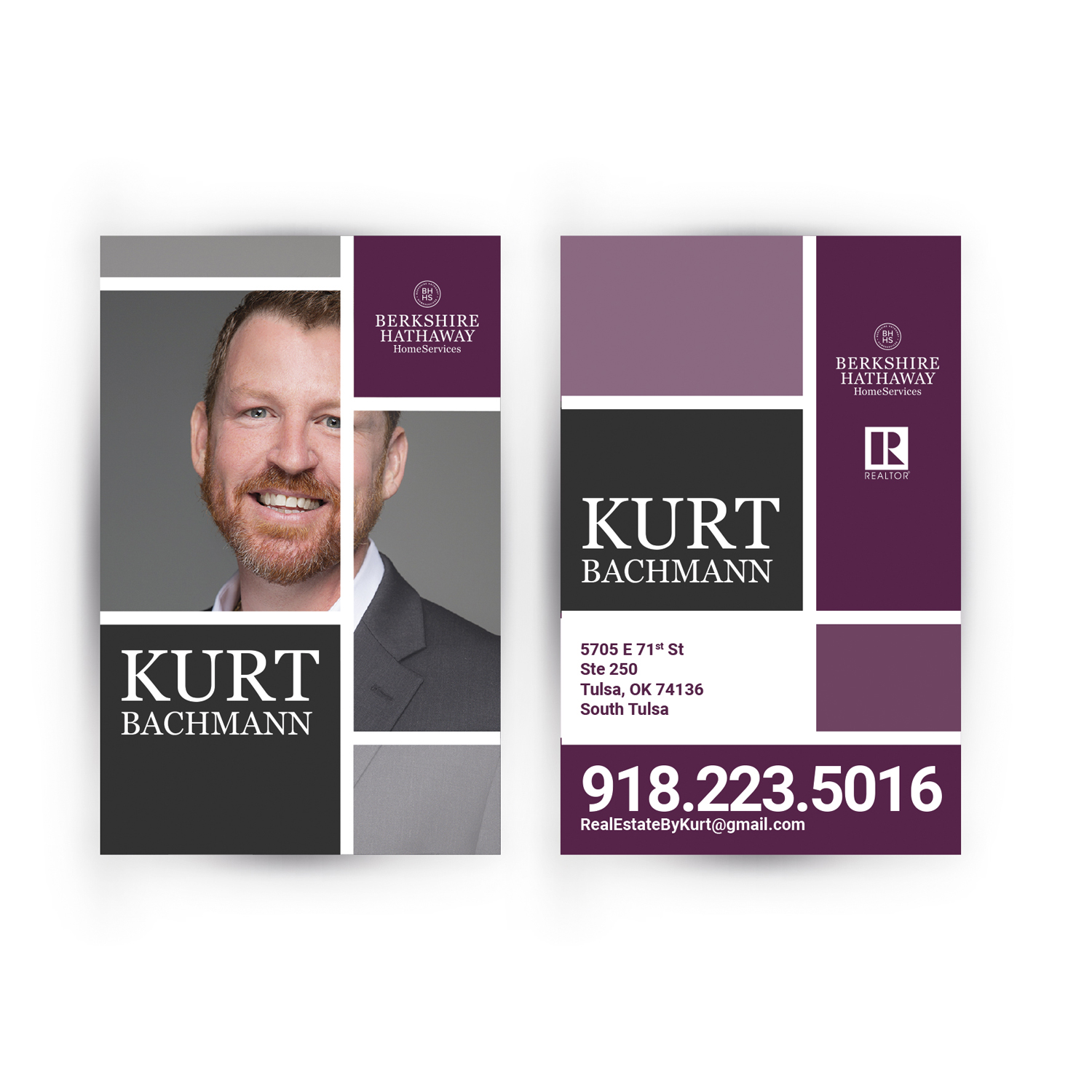 Business Card Design by Jul-D for Berkshire Hathaway, Anderson Properties | Design #21043378