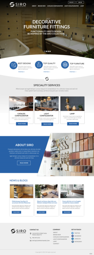 Web Design by pb for SIRO Beschläge- und Metallwarenfabrik Ges.m.b.H. | Design: #21046005