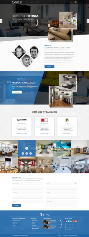 Web Design by AbhishekRoyBunty for SIRO Beschläge- und Metallwarenfabrik Ges.m.b.H. | Design: #21037390