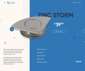 Web Design by Maryna for SIRO Beschläge- und Metallwarenfabrik Ges.m.b.H. | Design: #21030677