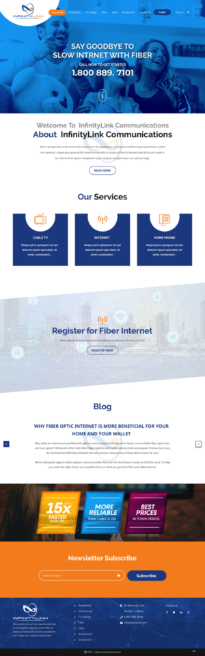 Web-Design von pb für Infinity Network Services, Inc. | Design: #21030489