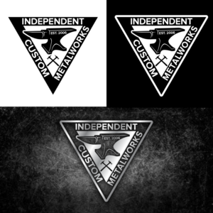 Independent Custom Metalworks/ or I.C.M./  Est. 2006 | Logo Design by lightning.1972