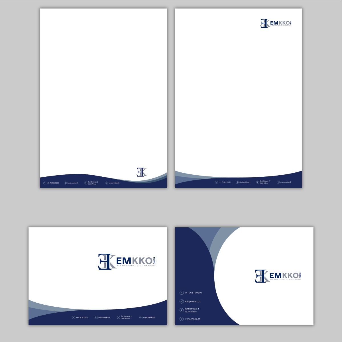 Stationery Design by kleinhoppel for this project | Design #21027882